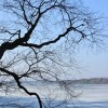 lac gelé, à côté de Hvitträsk